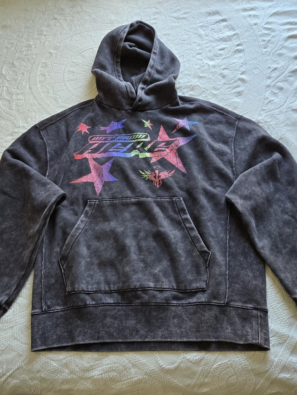 Puma x LAMELO Hooded Black with Rainbow Star Graphic